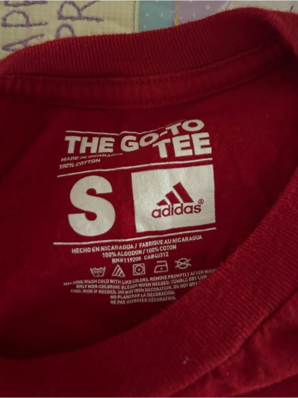 Adidas Be Husker Red" Graphic T-Shirt - Red Nebraska Cornhuskers - Picture 2 of 4
